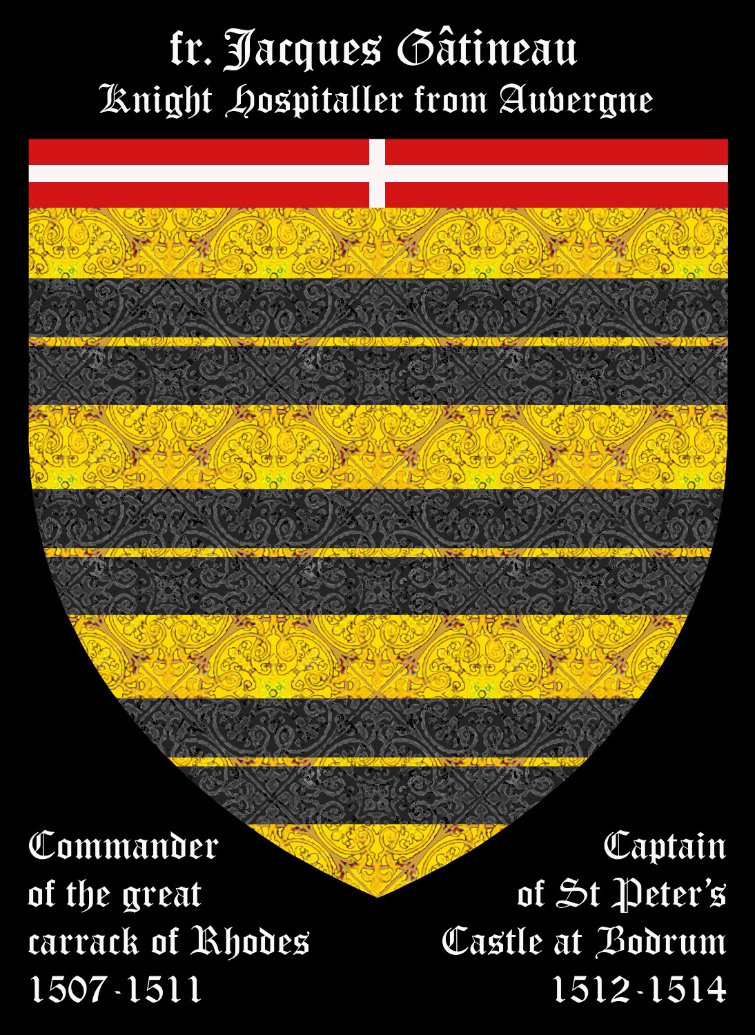 Solve Fr. Jacques Gâtineau, Knight Hospitaller jigsaw puzzle online