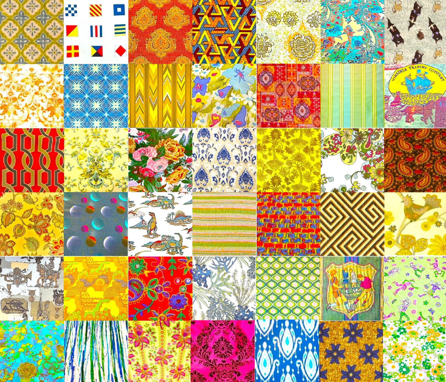 Solve PATCHWORK DRAPERY FABRICS 9 jigsaw puzzle online with 255 pieces