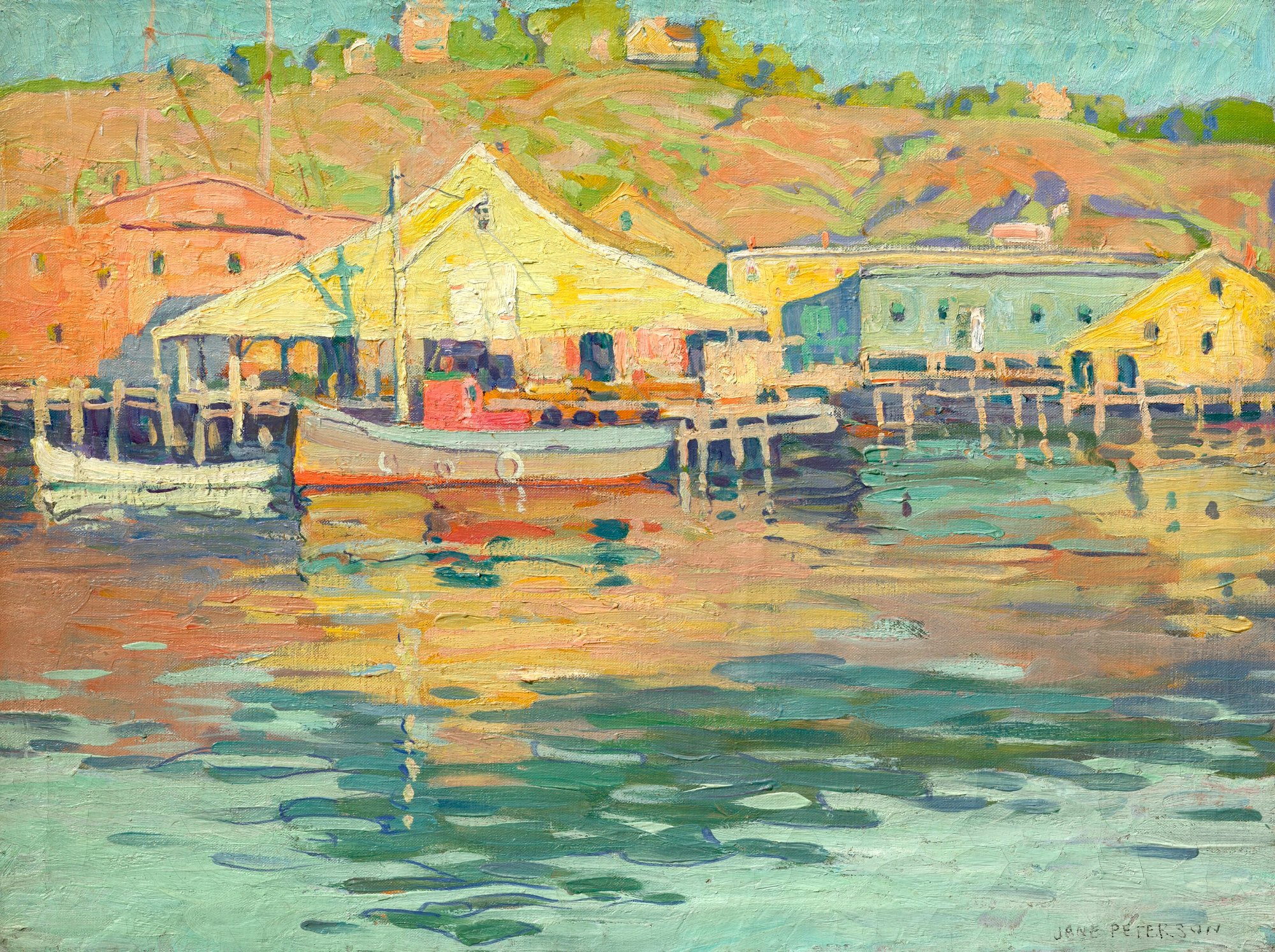 Solve Gloucester Harbor, no date, Jane Peterson (1876-1965) jigsaw ...