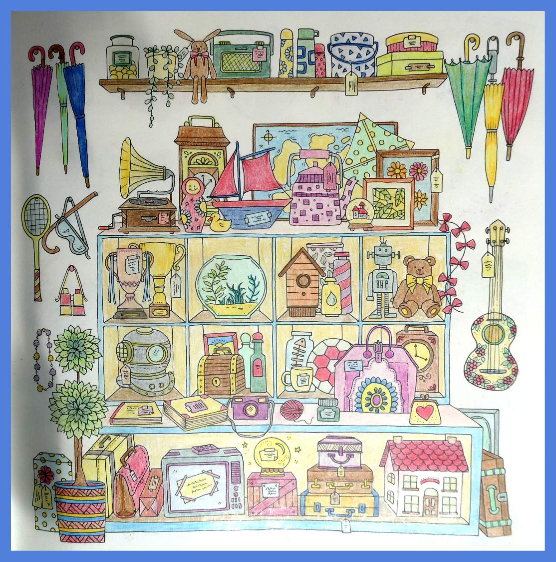 Solve Self colored drawings, from the book by Johanna Basford. jigsaw