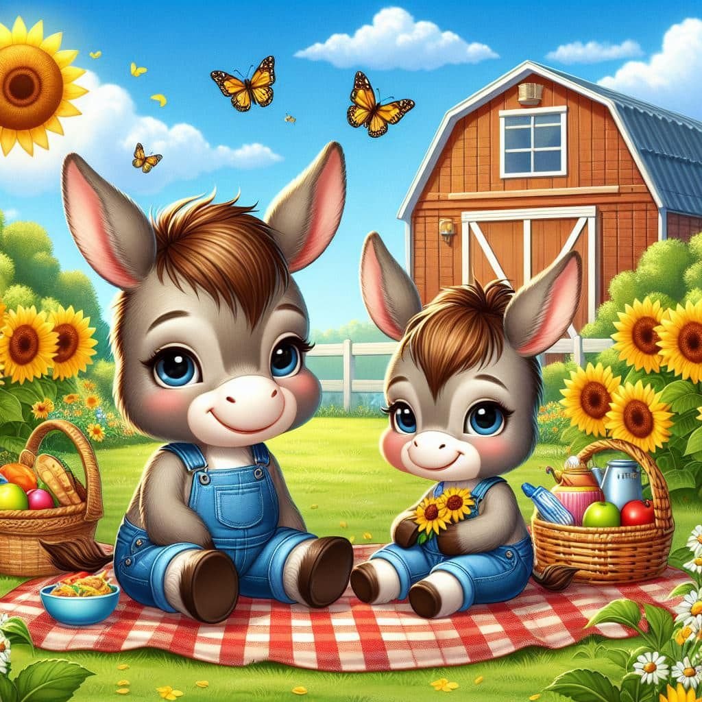 Donkeys Farm Friends 500 Piece Puzzle - View #3