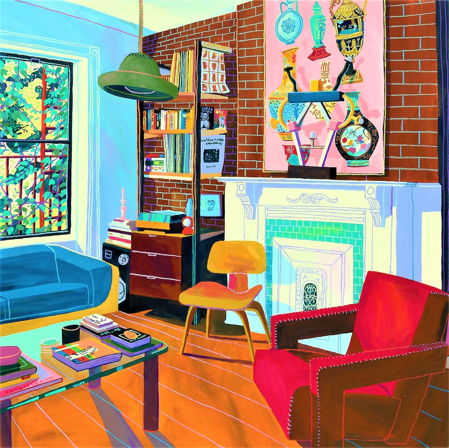 Solve Interior With Hanging Fedora Light jigsaw puzzle online with 600 ...
