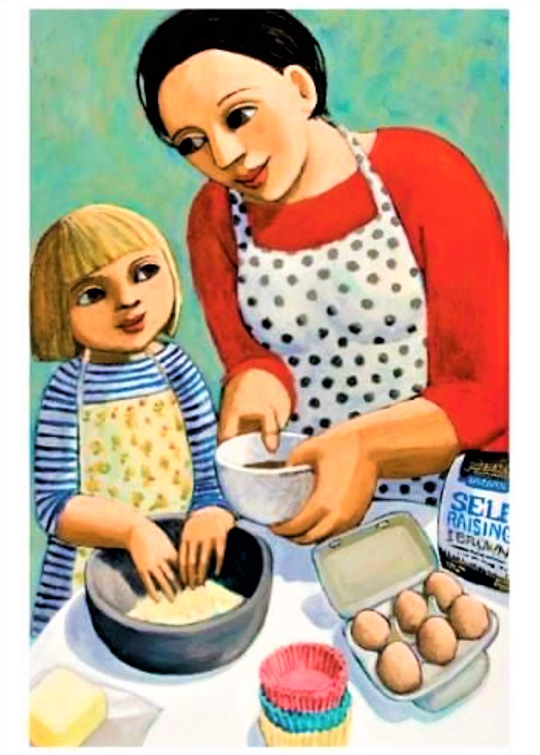 Solve A Happy Baking Duo jigsaw puzzle online with 280 pieces