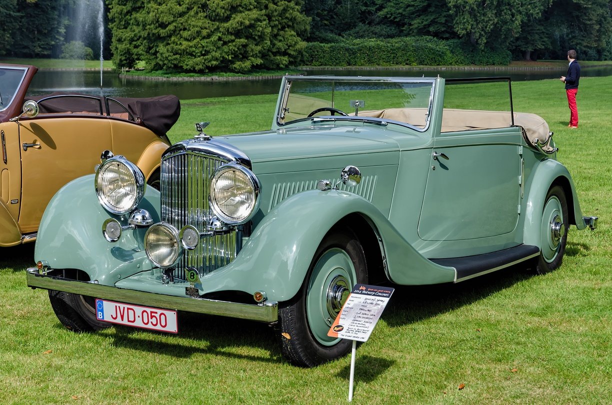 Lansdowne Models 1/43 – Bentley 4.5L Park Ward DHC 1936, Rouge, à Restaurer