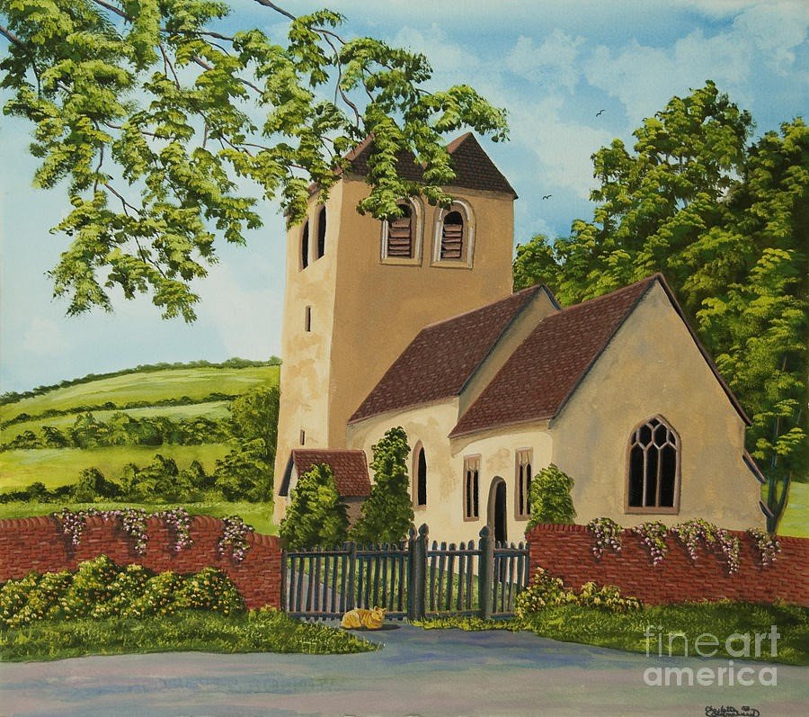 Fingest Solve Norman Church in Fingest, England by Charlotte Blanchard jigsaw ...