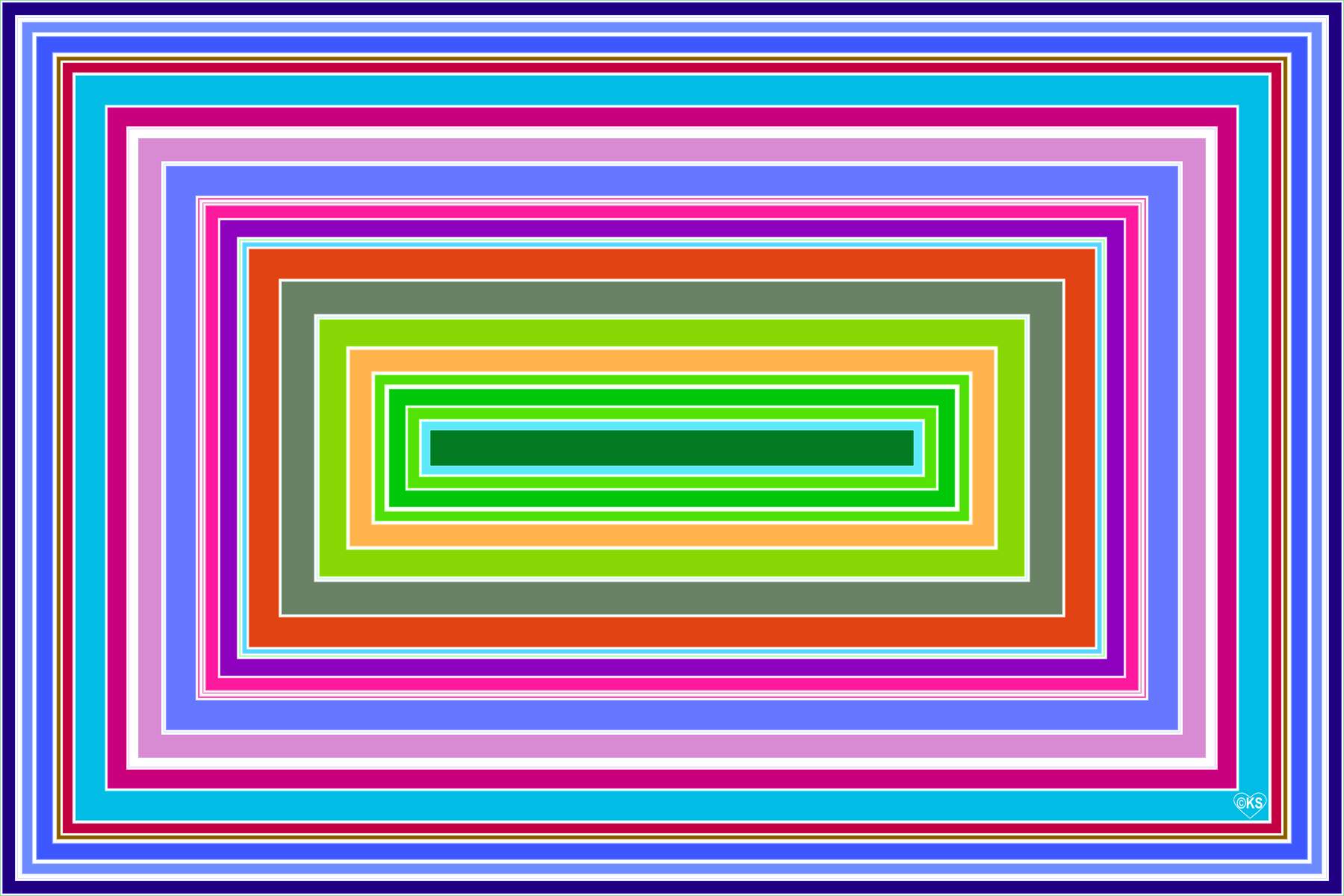 Solve Concentric Rectangles!! ~ H jigsaw puzzle online with 600 pieces