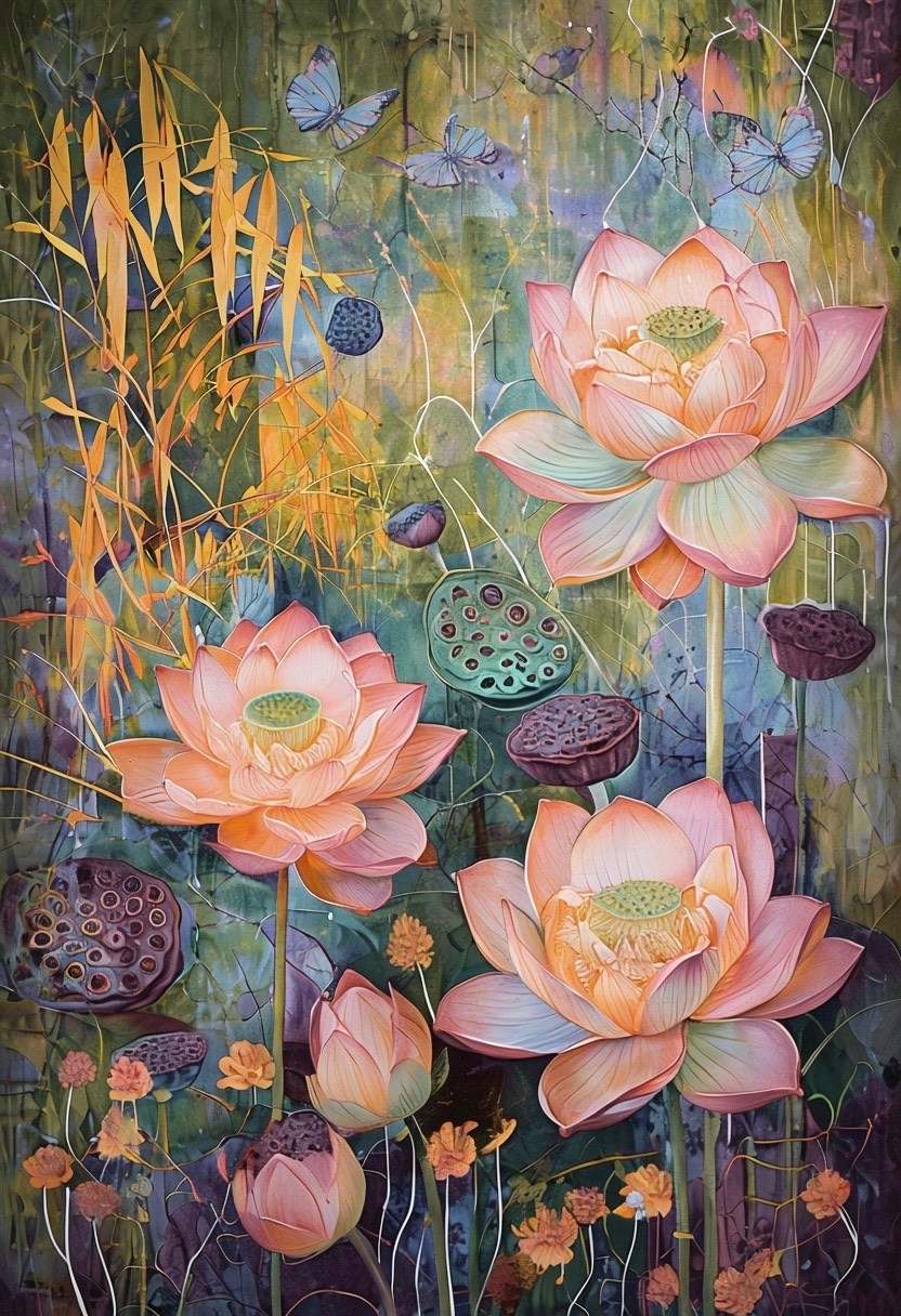 Solve Lotus (resize 12 - 300) jigsaw puzzle online with 54 pieces