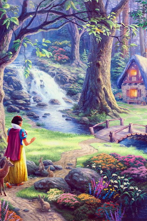 Solve Snow White jigsaw puzzle online with 35 pieces