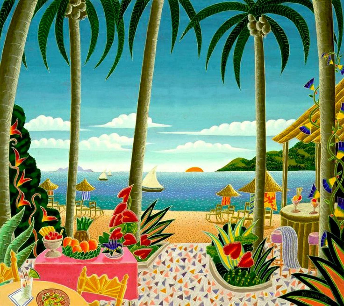 Solve Artist Thomas McKnight jigsaw puzzle online with 168 pieces