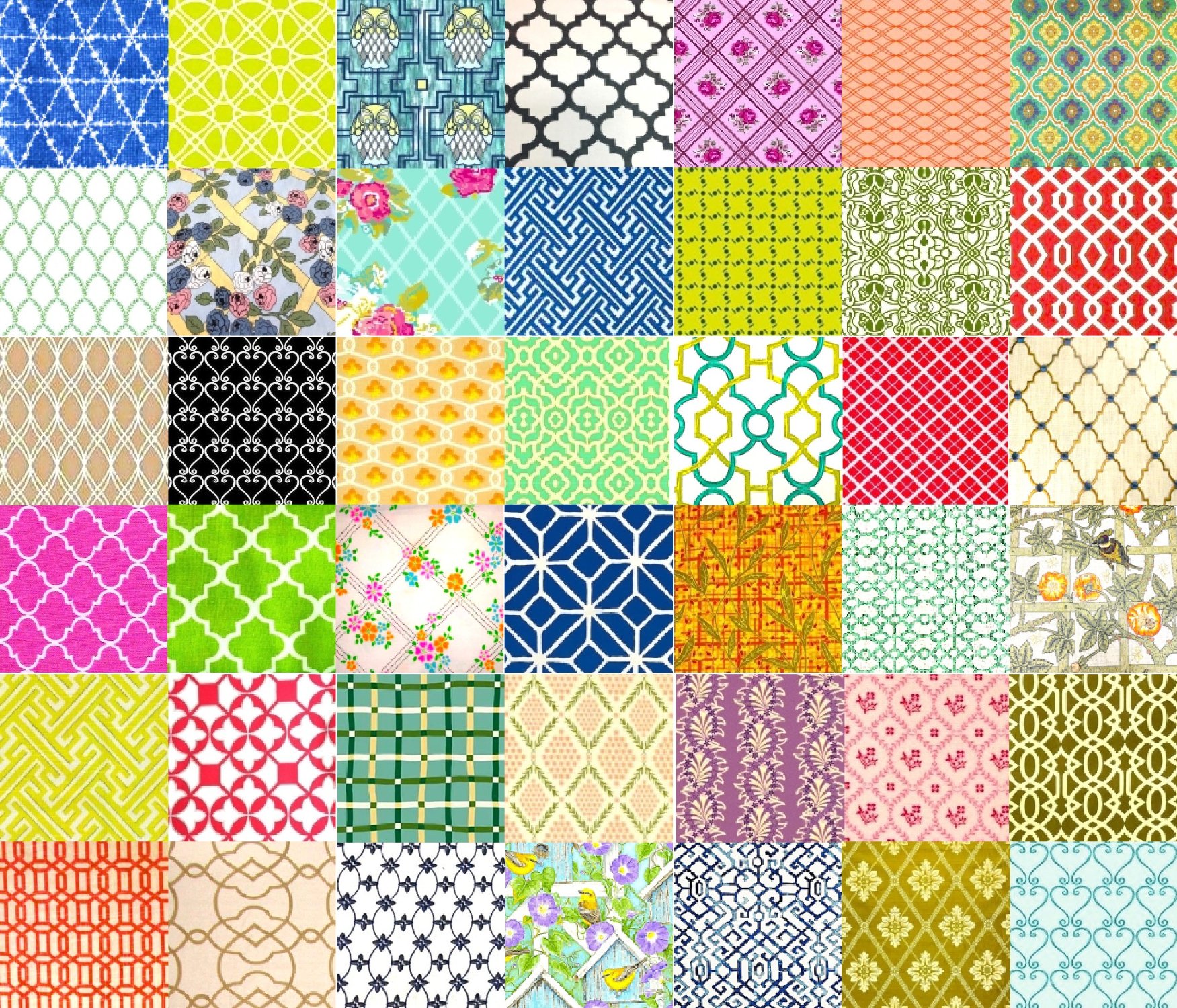 Solve PATCHWORK TRELLIS 2 jigsaw puzzle online with 143 pieces