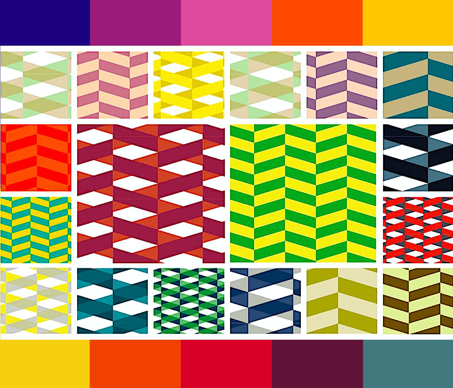 Solve Geometric Patterns jigsaw puzzle online with 143 pieces