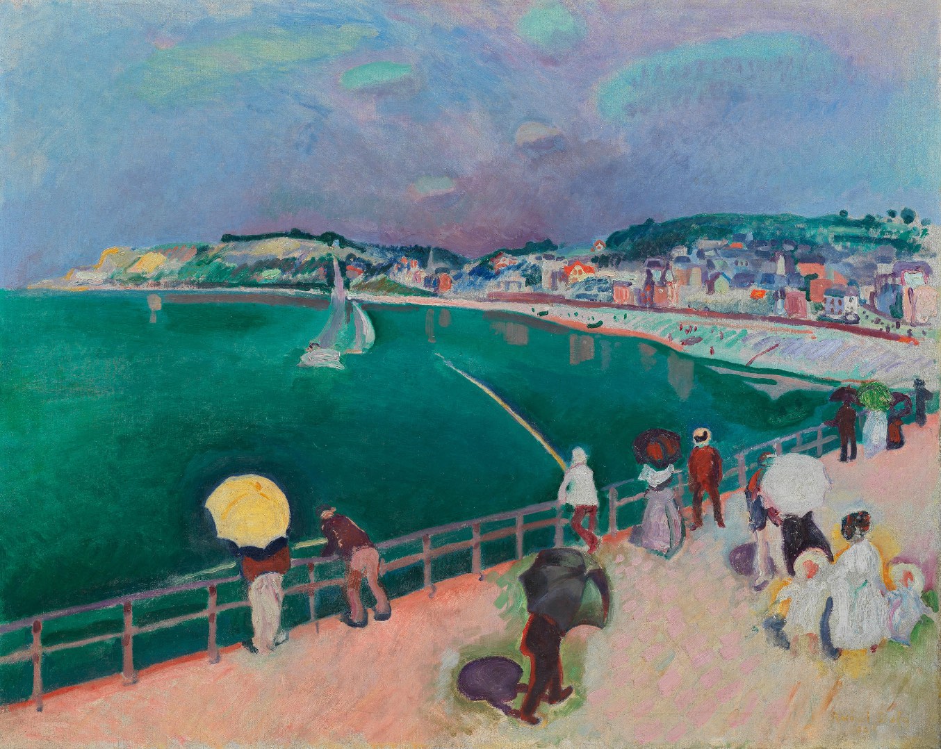 Solve Raoul Dufy (French, 1877–1953), La baie de Sainte-Adresse