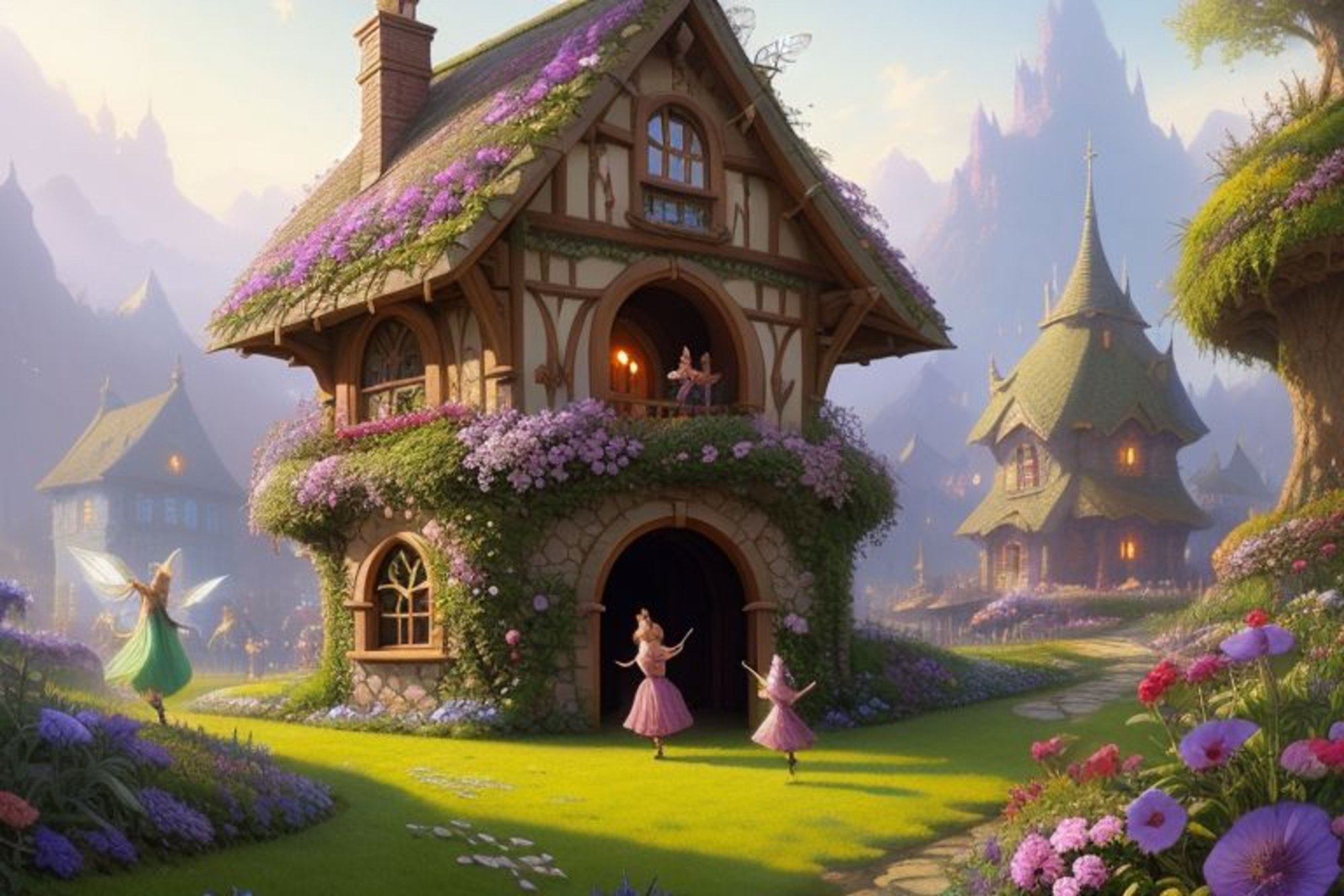 Solve Fairy Cottage jigsaw puzzle online with 247 pieces