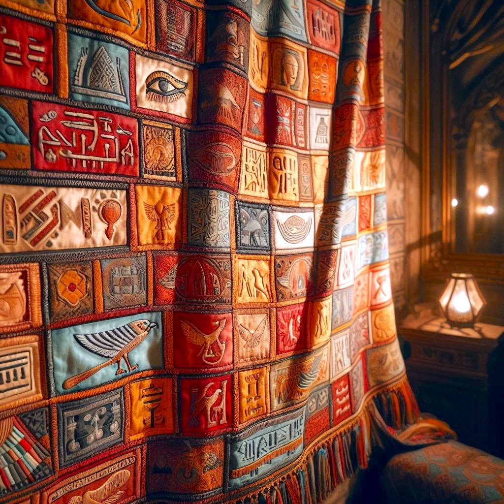 Solve Egyptian drapes jigsaw puzzle online with 306 pieces