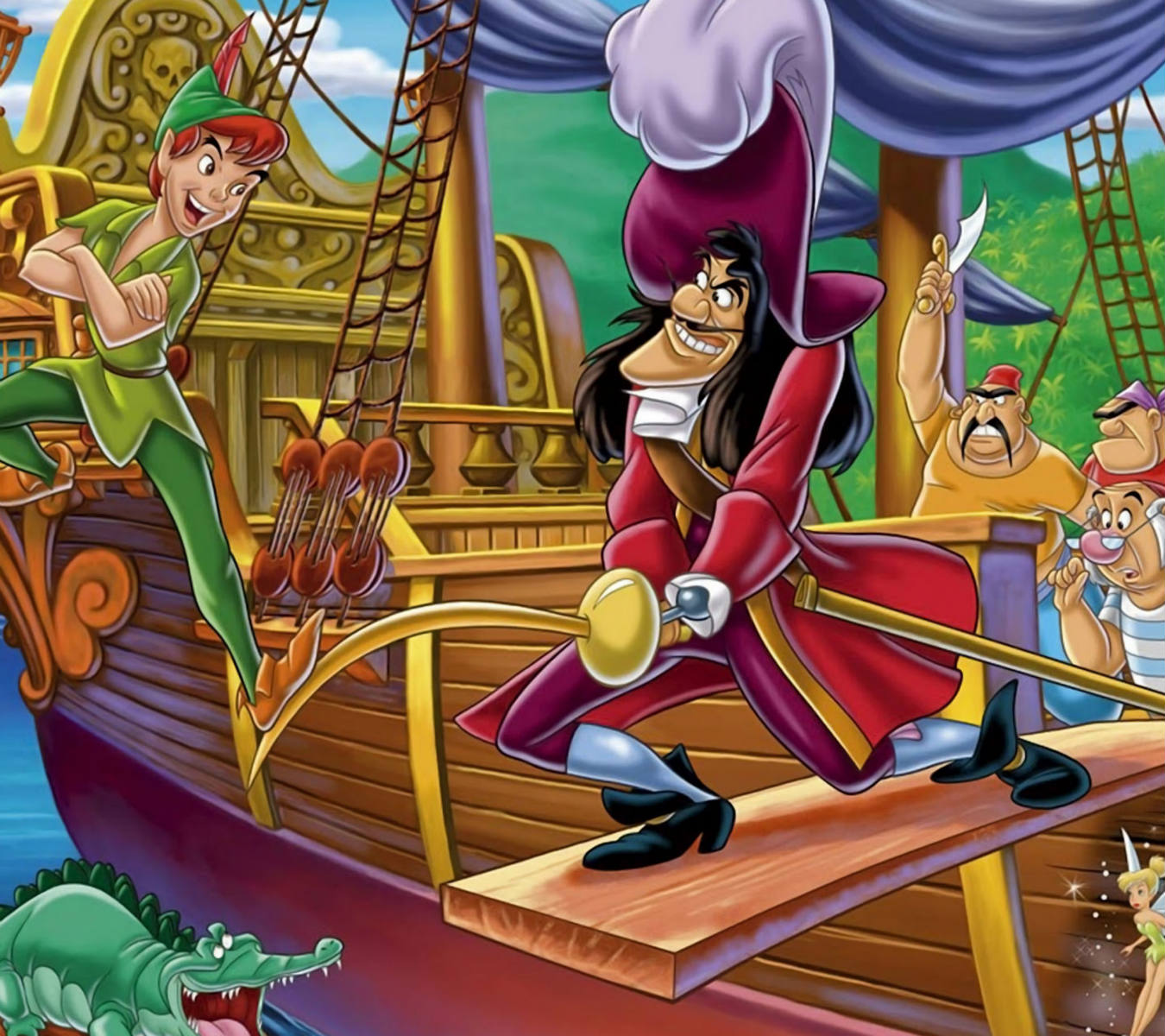 Solve Peter Pan jigsaw puzzle online with 460 pieces