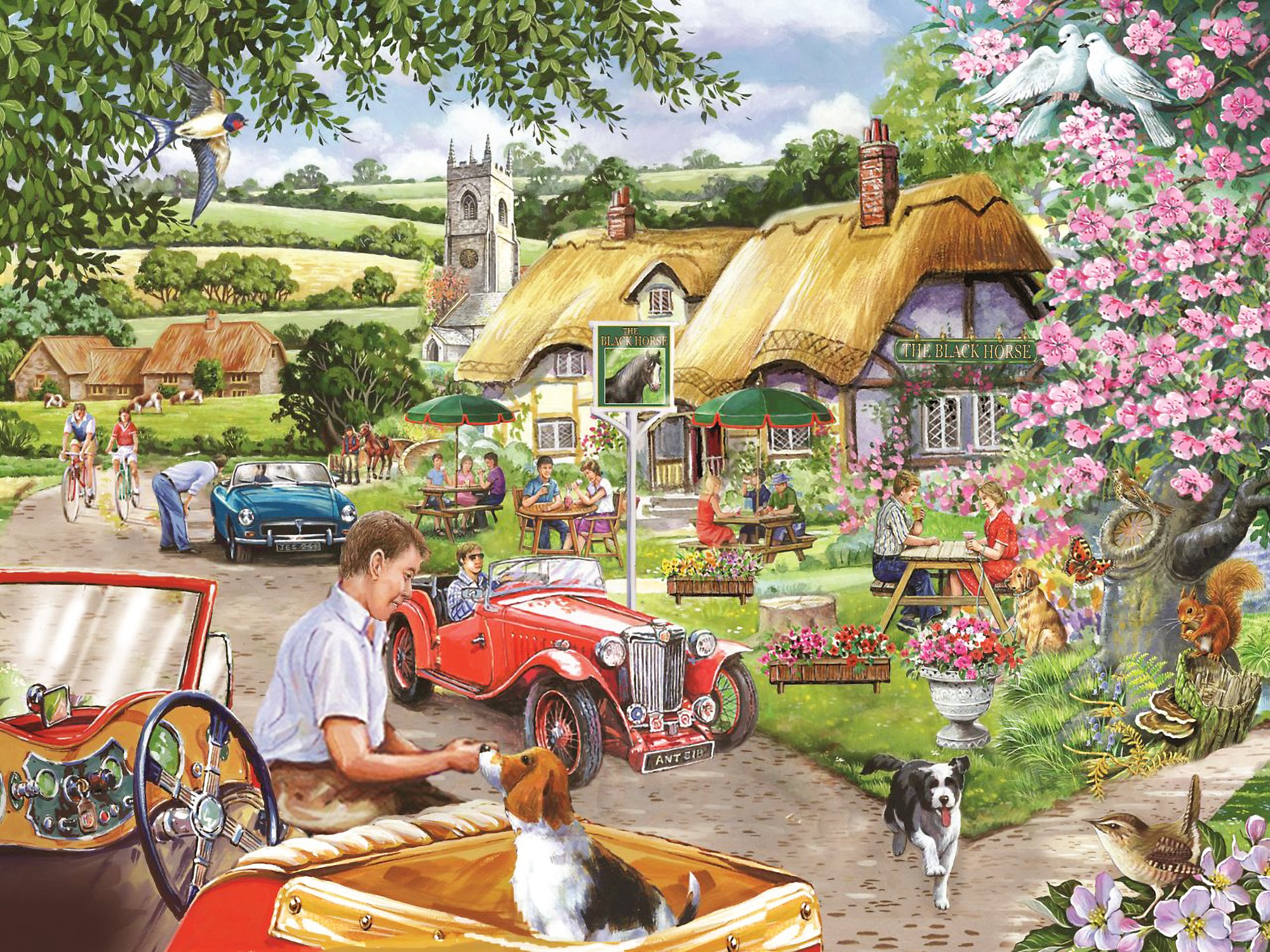 Стив крисп картины. Пазлы картины художников. Английская деревня живопись. Картинки для пазлов красивые. Художник стив крисп.