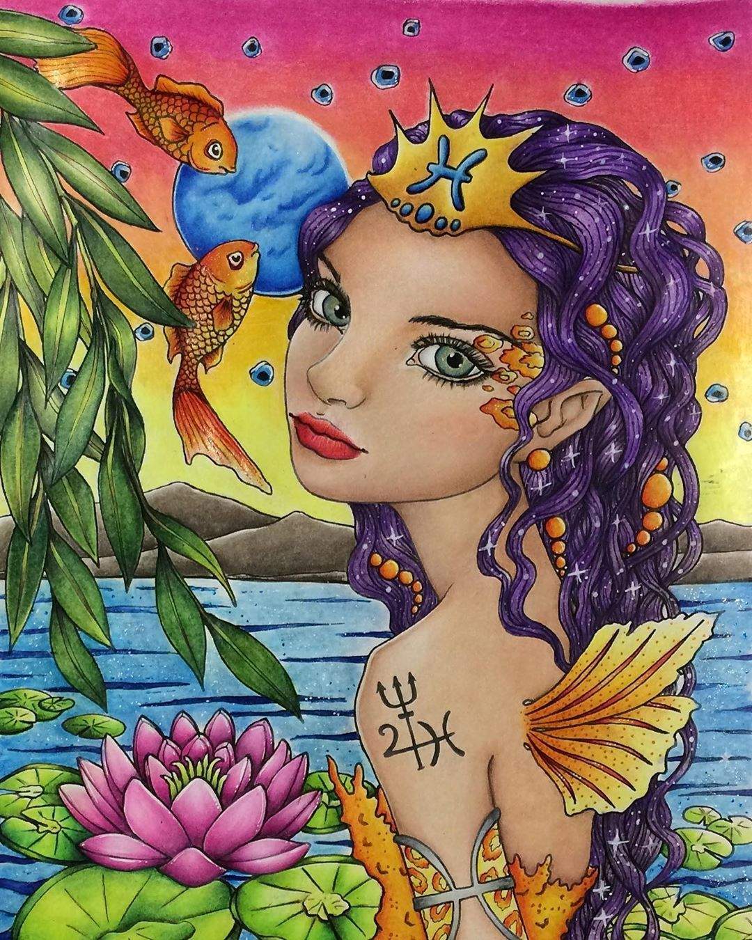 Solve Mermaid jigsaw puzzle online with 120 pieces