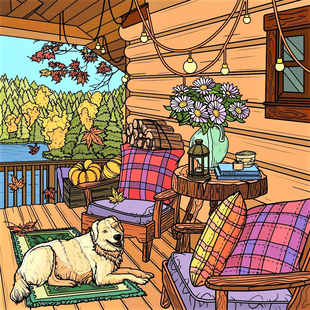 Solve Fall Porch jigsaw puzzle online with 306 pieces