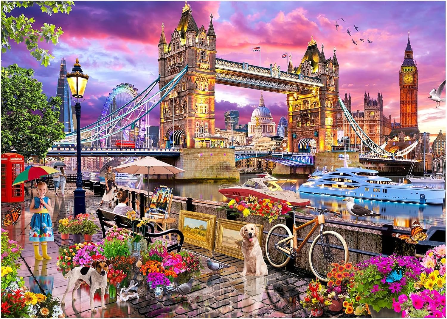 Solve Bridge jigsaw puzzle online with 300 pieces