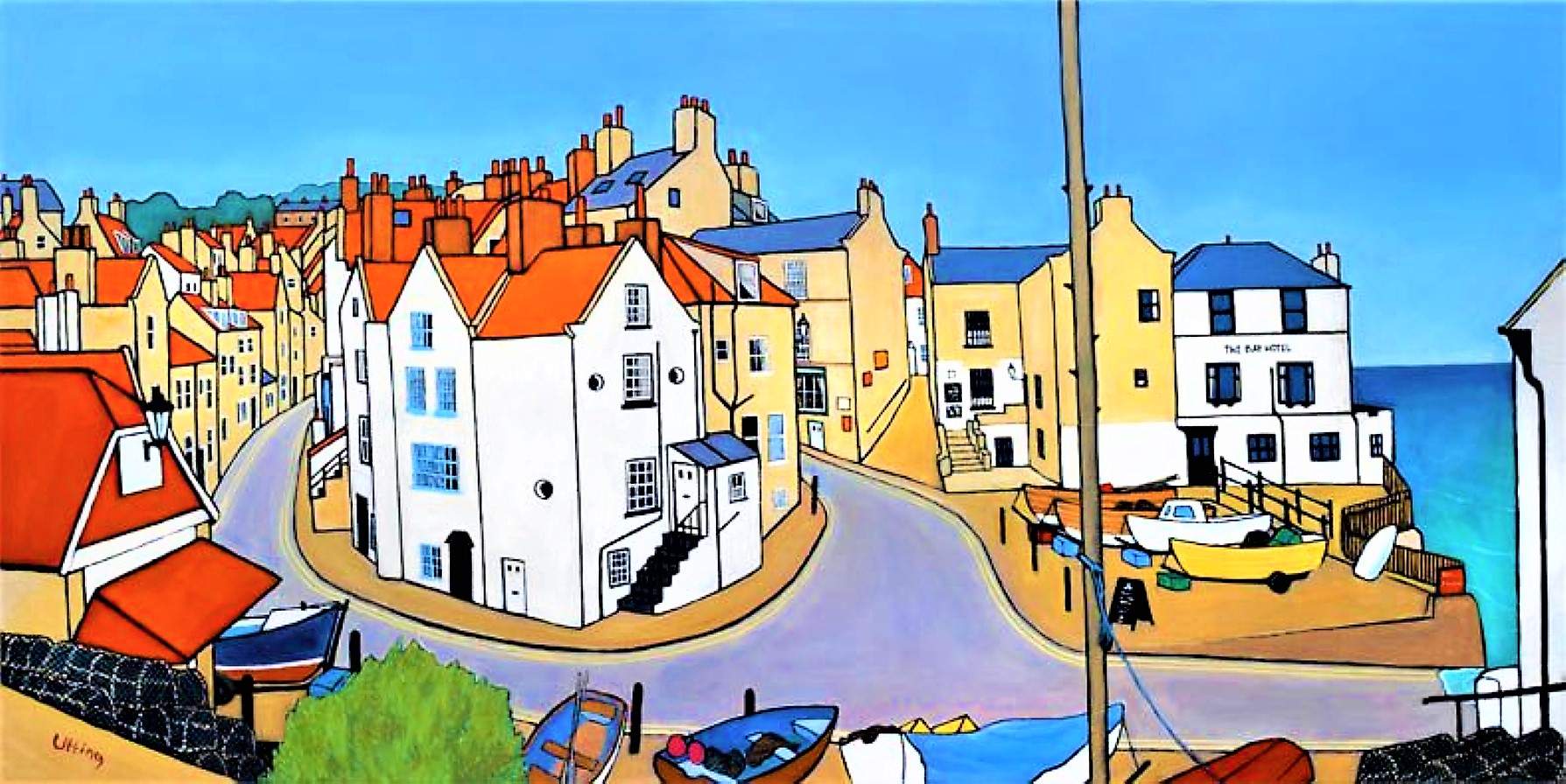 Solve Robin Hood's Bay, UK jigsaw puzzle online with 288 pieces