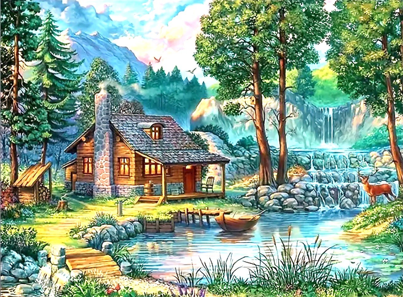 Solve Quiet jigsaw puzzle online with 88 pieces