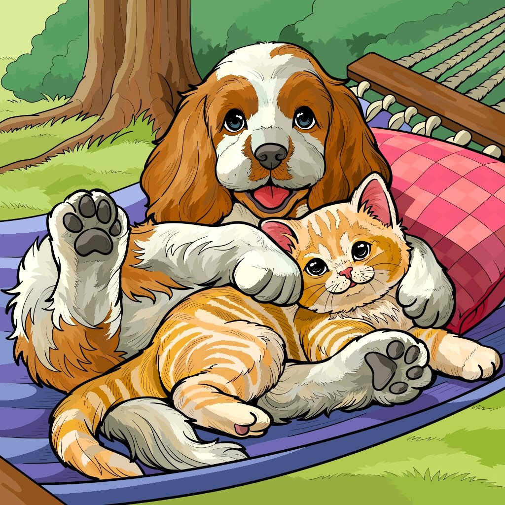 Solve Best Pals jigsaw puzzle online with 306 pieces