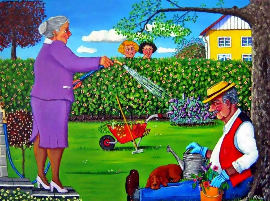 Solve Rude Awakening jigsaw puzzle online with 108 pieces