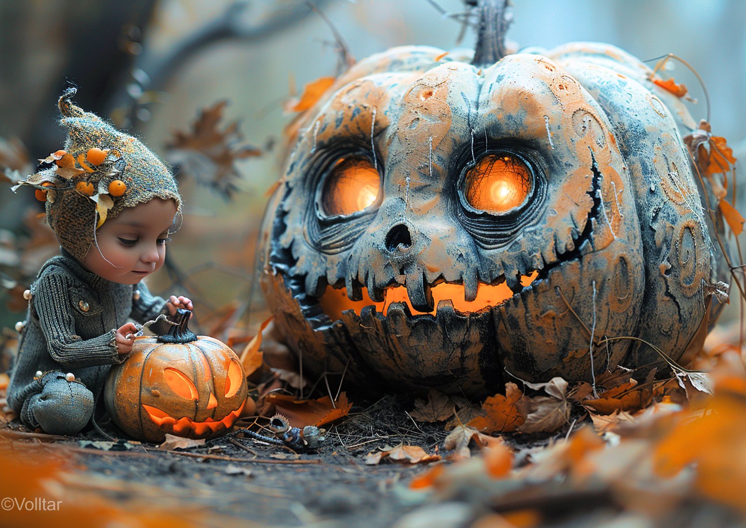 Solve Halloween Incoming 68 jigsaw puzzle online with 12 pieces