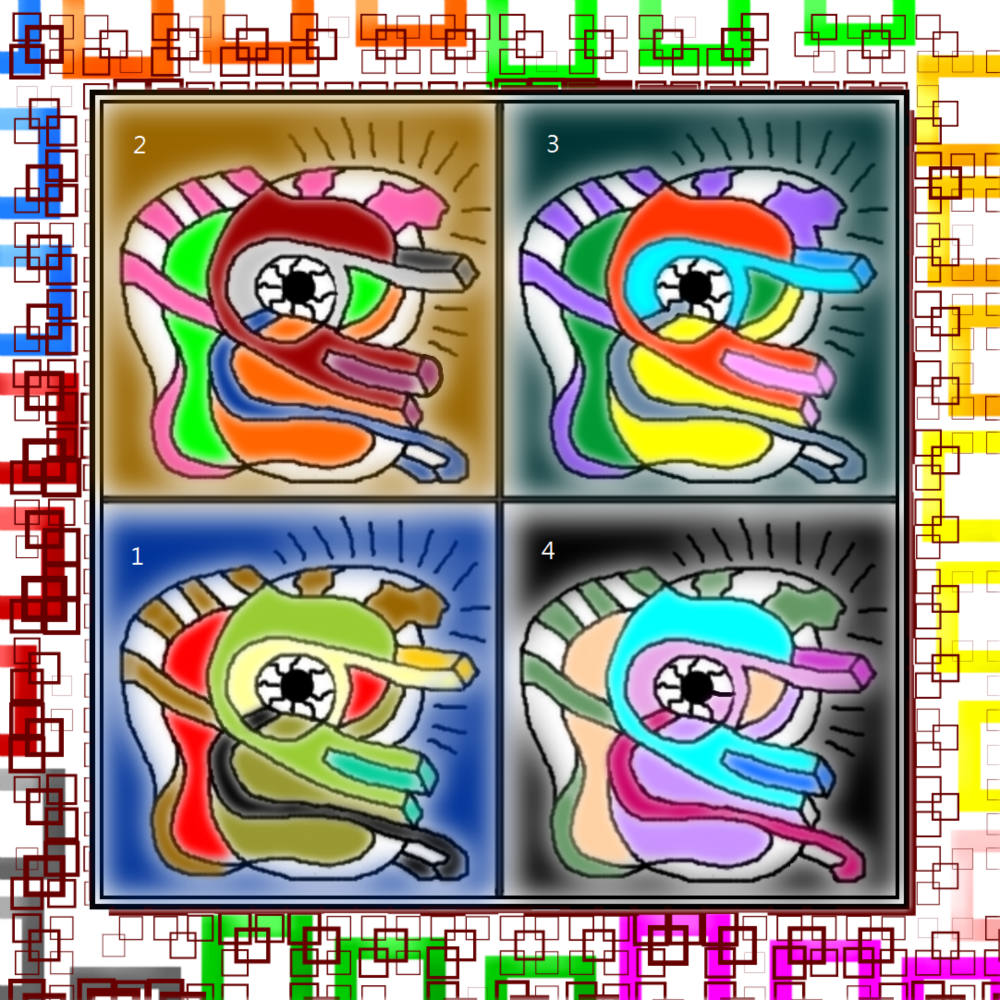 Solve find the differences jigsaw puzzle online with 100 pieces