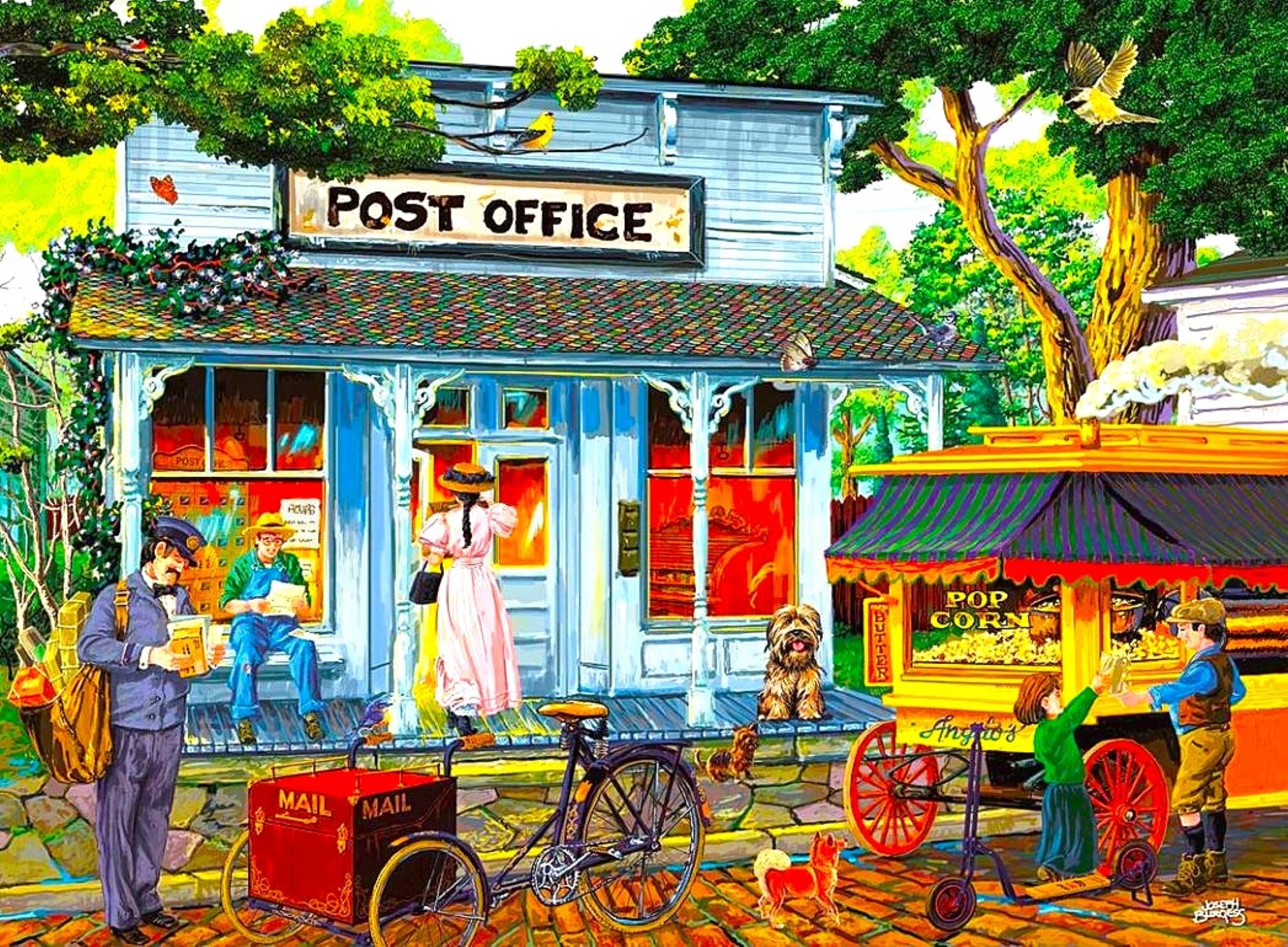 Solve Post Office jigsaw puzzle online with 352 pieces