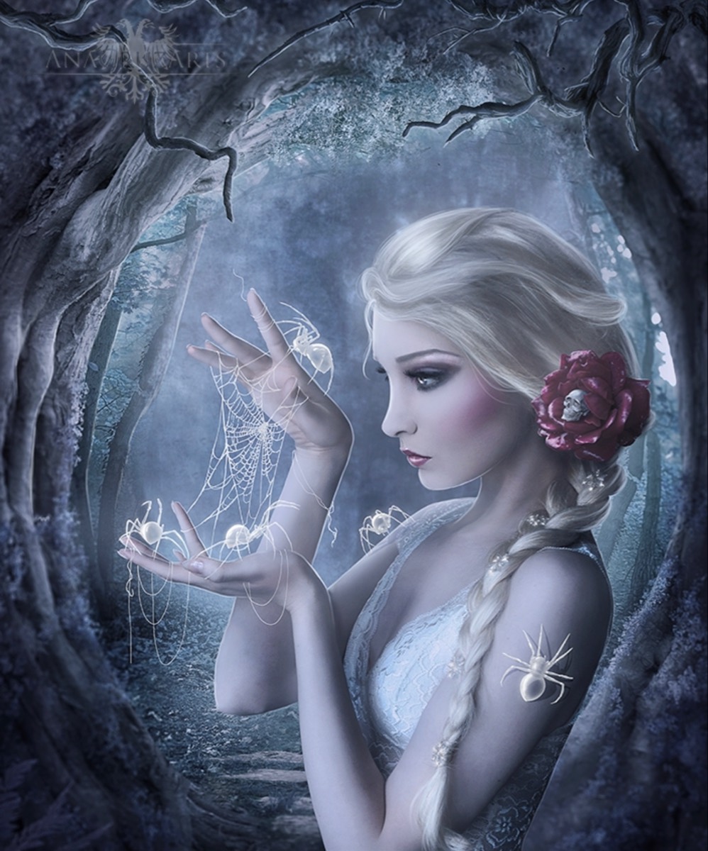 Женщина волшебница. Юки онна арт. Эш лига легенд. Ледяная волшебница. Снежная ведьма.