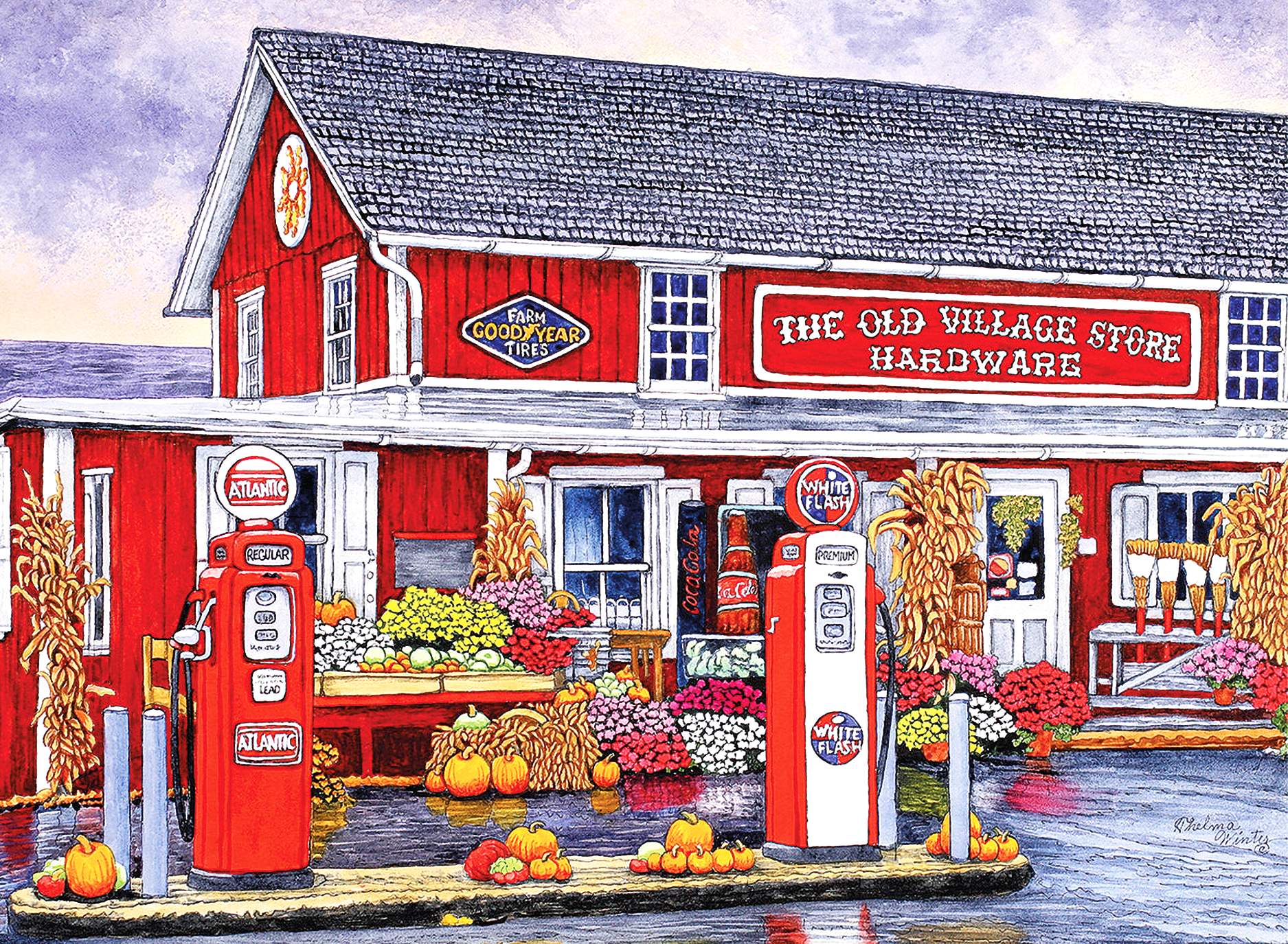 Solve Old Village Store Hardware jigsaw puzzle online with 165 pieces