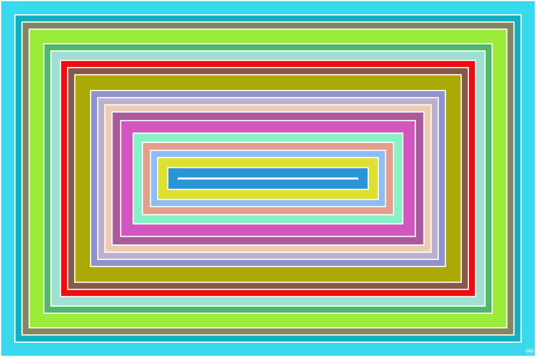 Solve Concentric Rectangles!! ~ H jigsaw puzzle online with 600 pieces