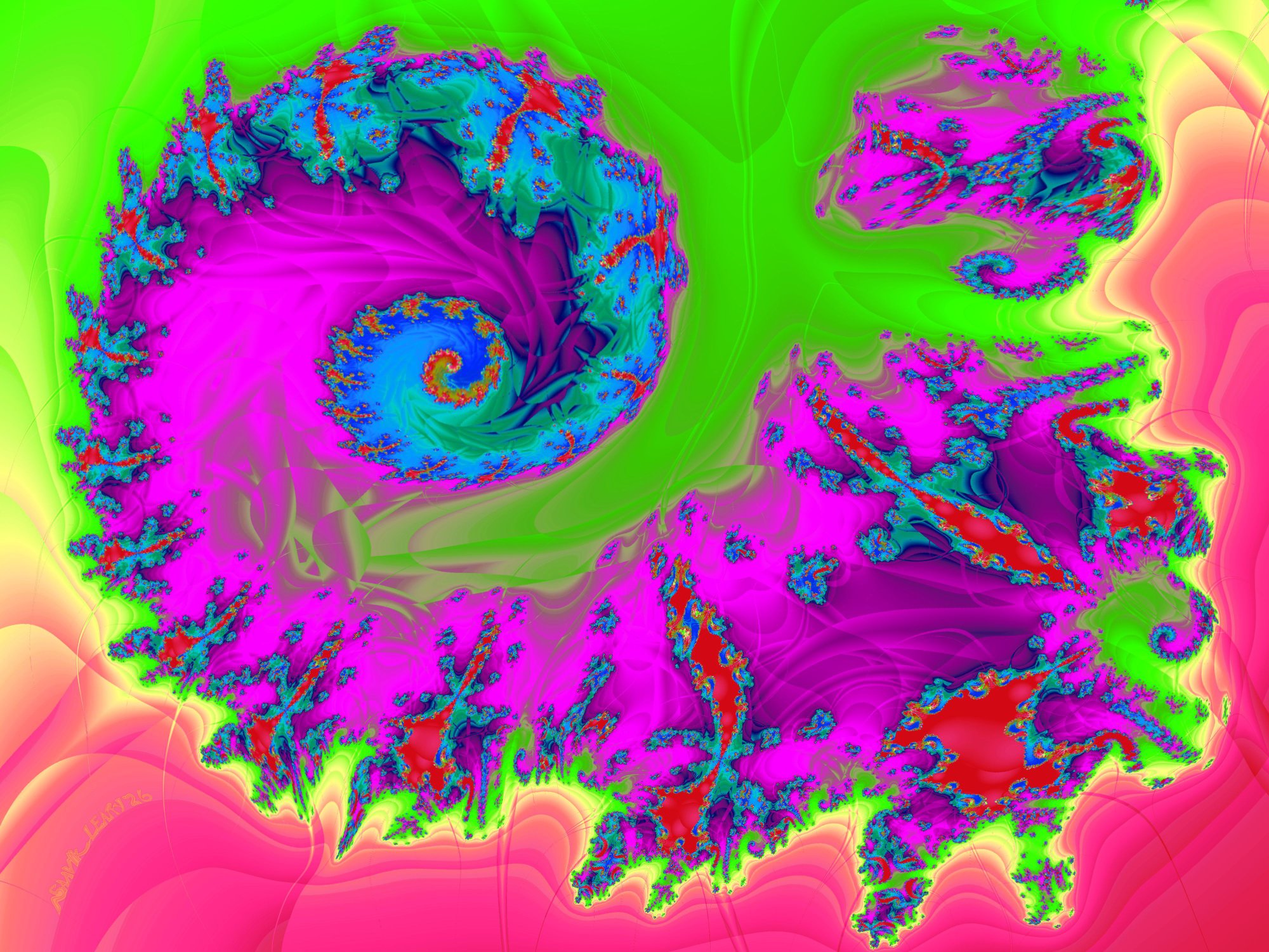 Solve 06252026 Flarium 24 fractal Curlyques medium-large jigsaw