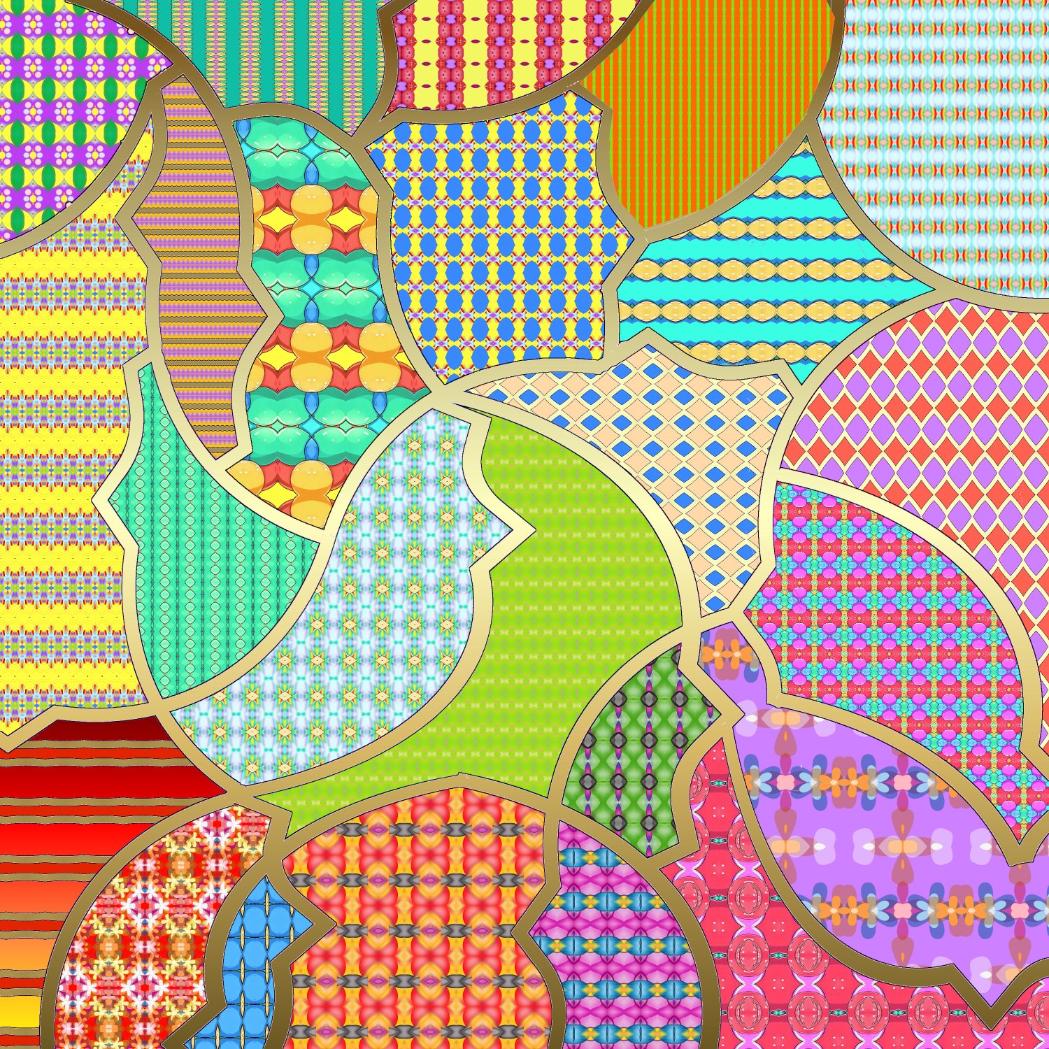 Pattern Based Puzzles Jigsaw Puzzle | 400 pieces | A PUZZLEMENT OF PATTERNS | Jigidi