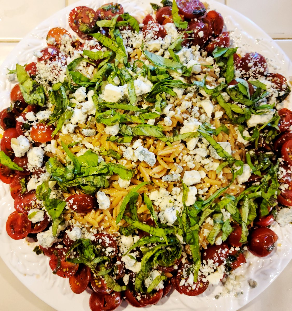 Solve Summer Orzo to Complement Tri Tip jigsaw puzzle online with 36 pieces