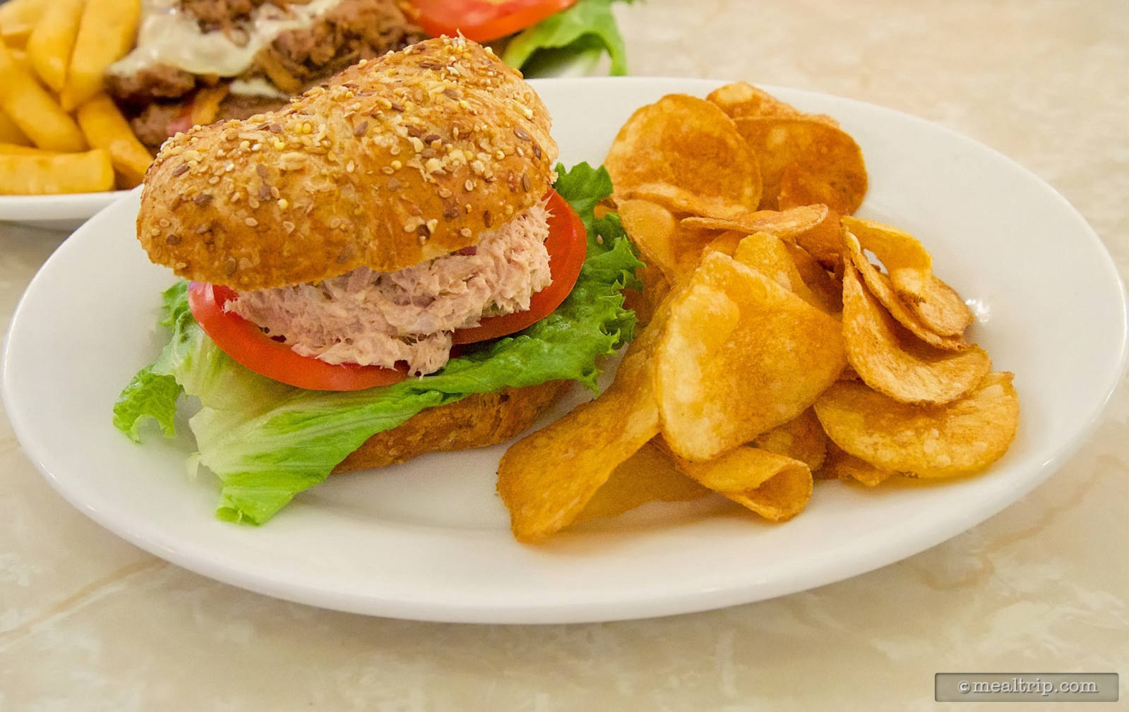 Solve Tuna salad sandwich from the Plaza at Magic Kingdom jigsaw puzzle