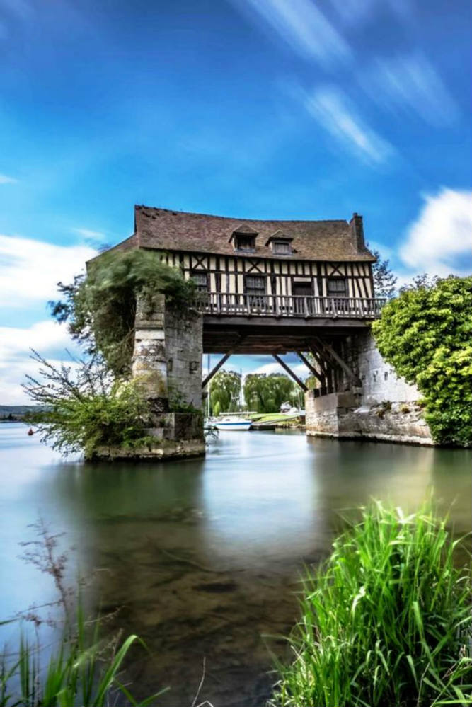 Solve The 16th Century Mill of Vernon in Normandy, France jigsaw puzzle