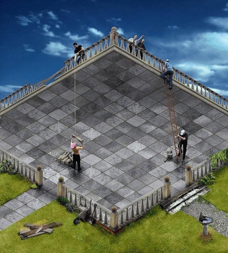 Solve Optical Illusion jigsaw puzzle online with 110 pieces