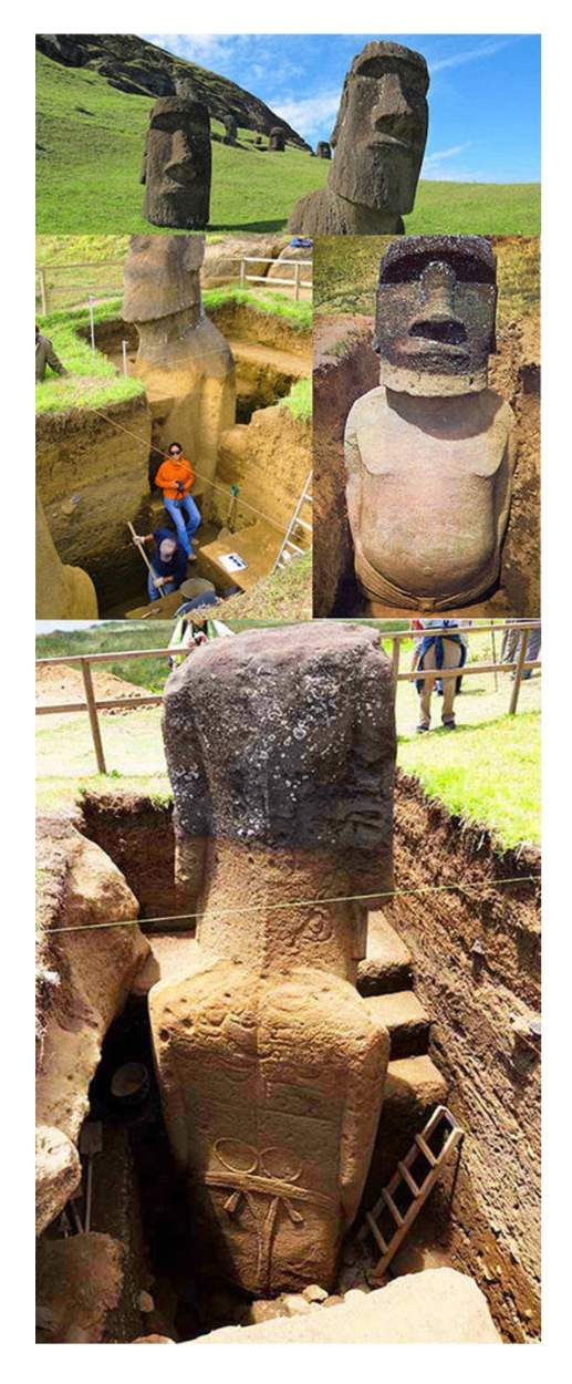 Solve The famous Easter Island Heads have Bodies jigsaw puzzle online