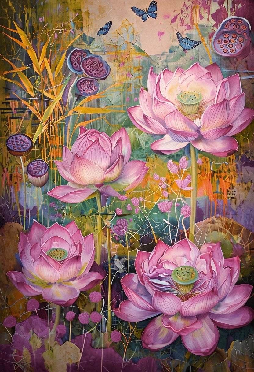 Solve Lotus (resize 12 - 300) jigsaw puzzle online with 54 pieces