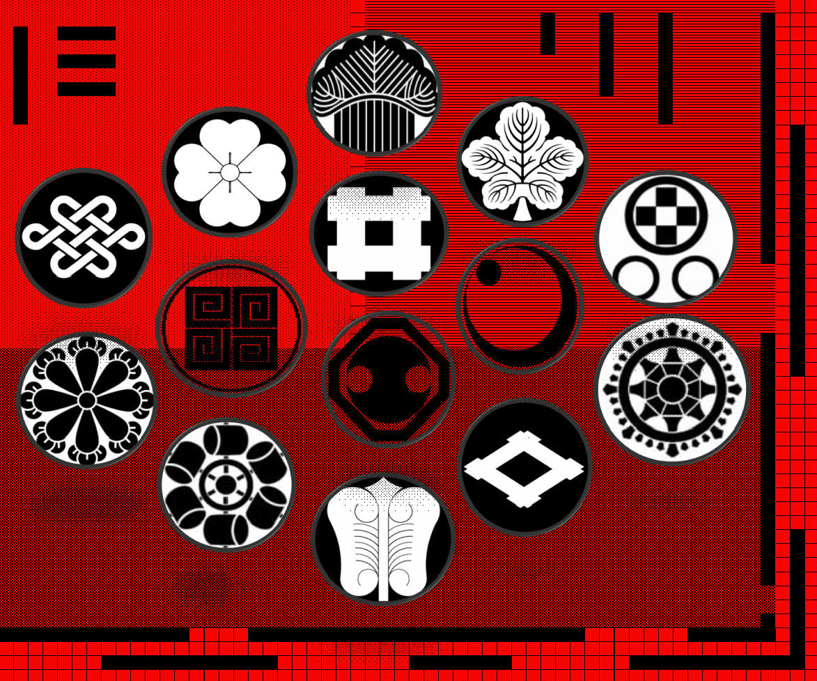 Solve Family Crests - Japan jigsaw puzzle online with 120 pieces