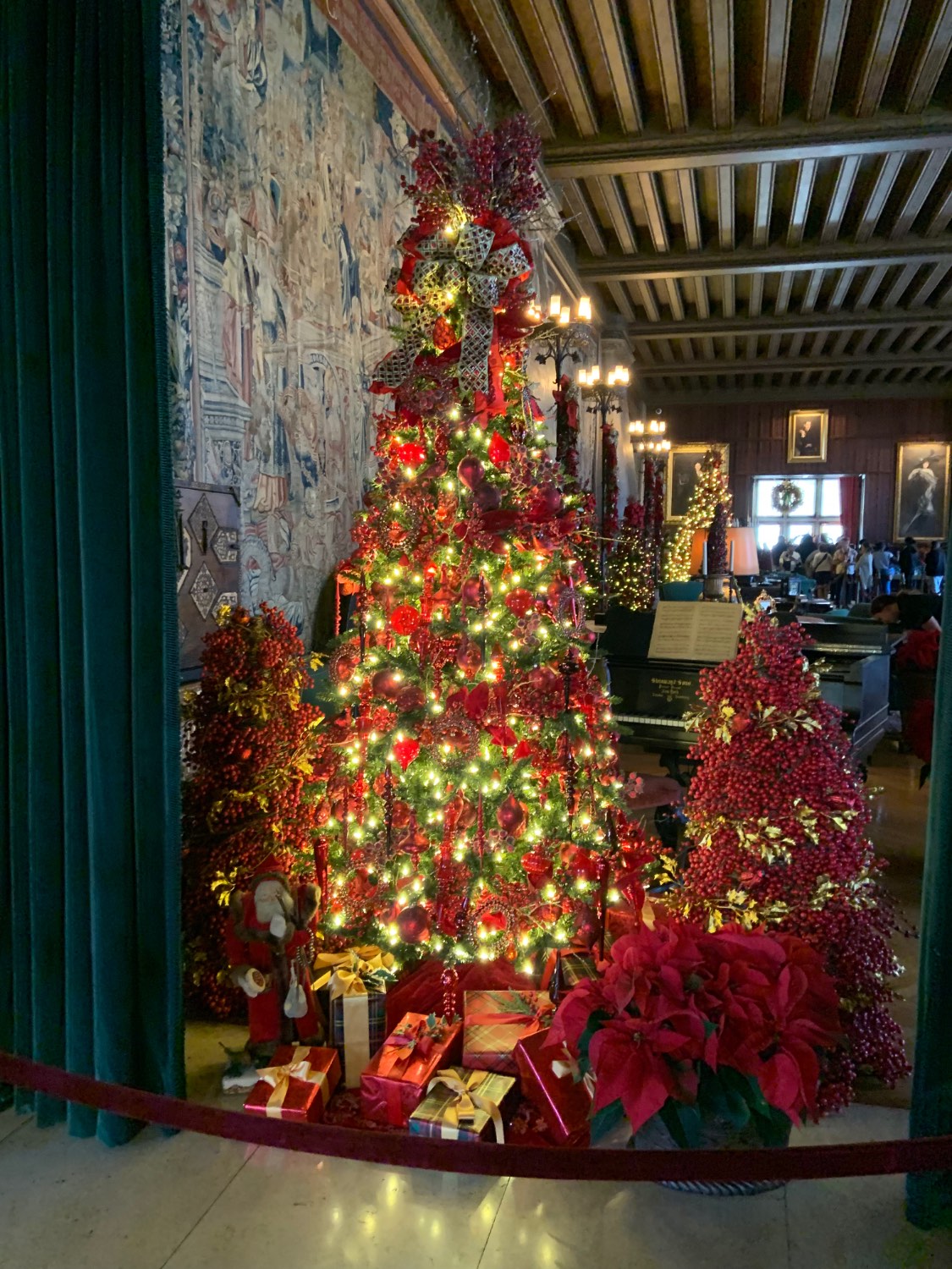 Solve Christmas Trees at the Biltmore, NC jigsaw puzzle online with 192