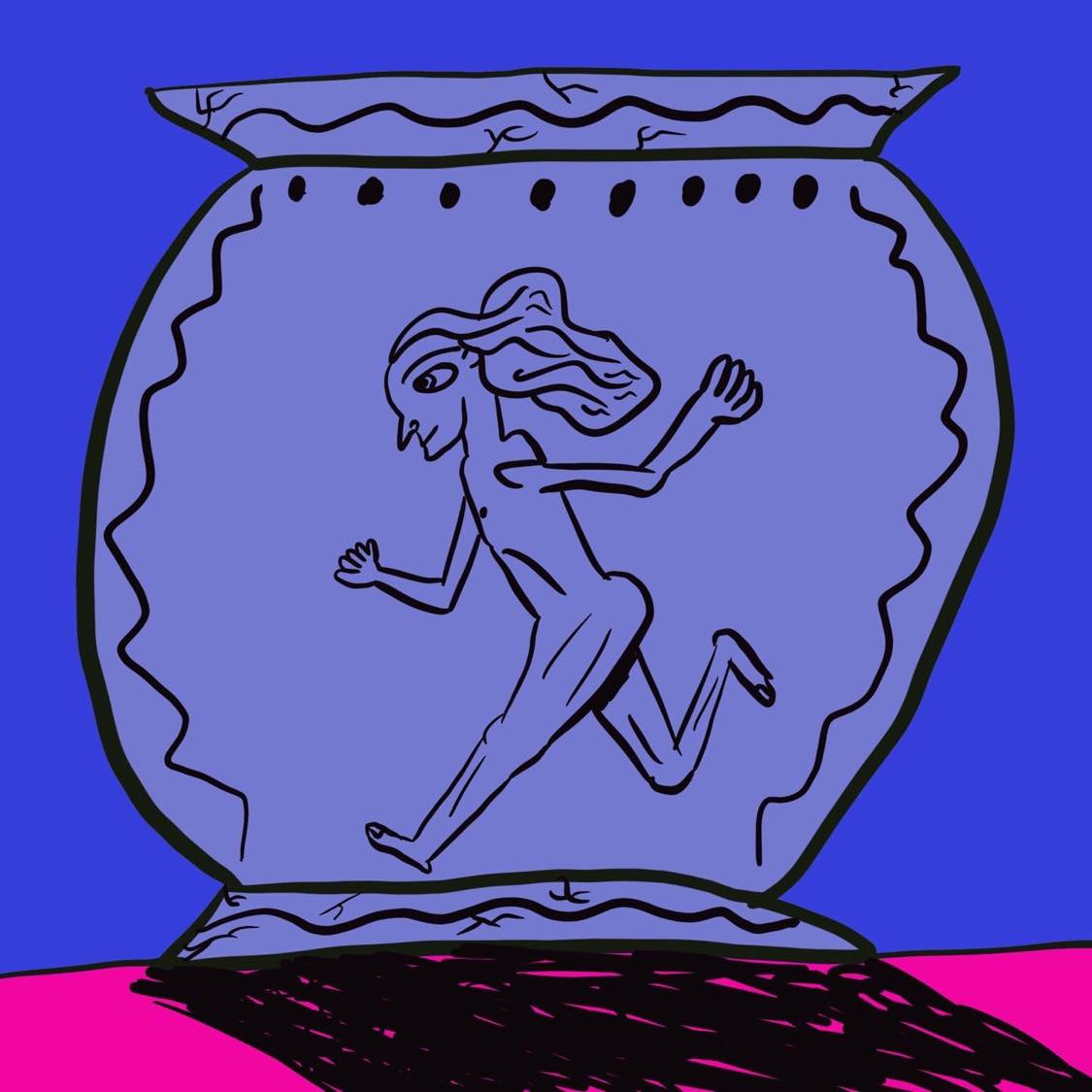 Solve Ancient Greek Vase jigsaw puzzle online with 49 pieces