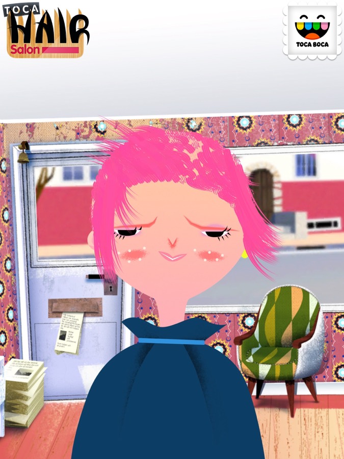 Solve Toca boca hair salon jigsaw puzzle online with 35 pieces