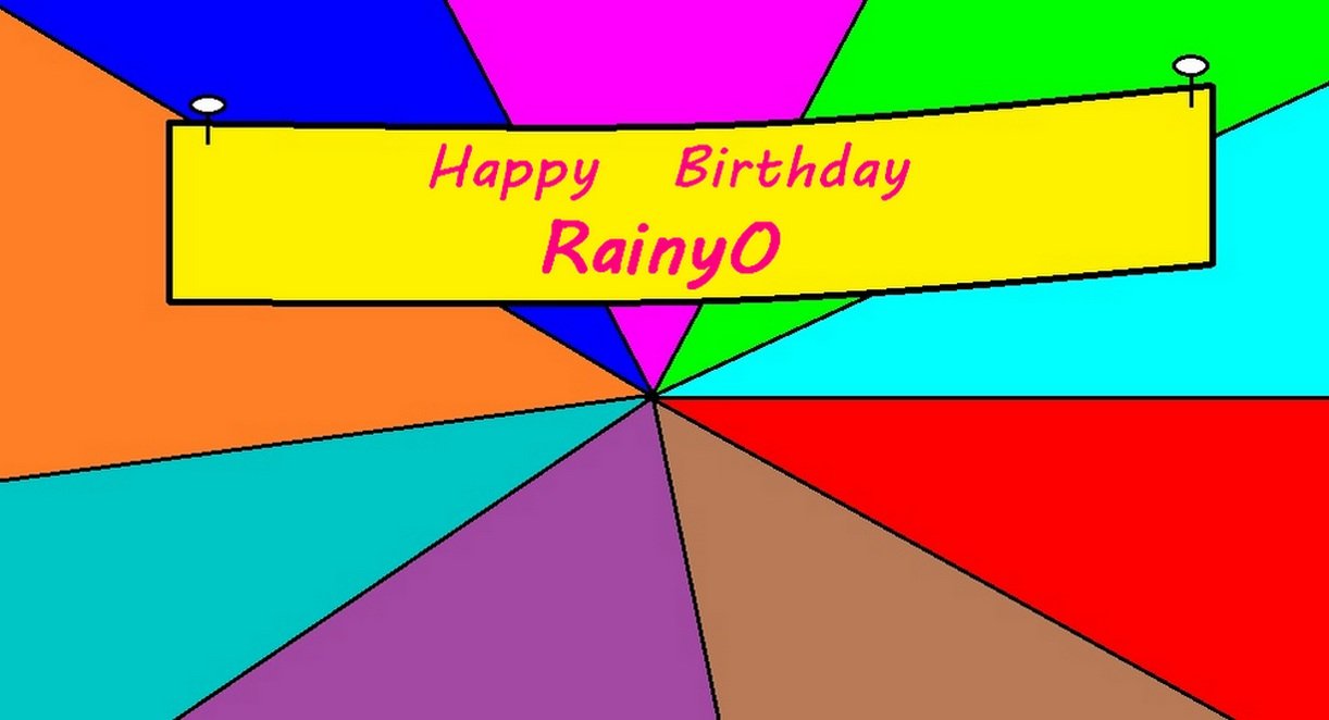 Solve Happy Birthday RainyO jigsaw puzzle online with 200 pieces