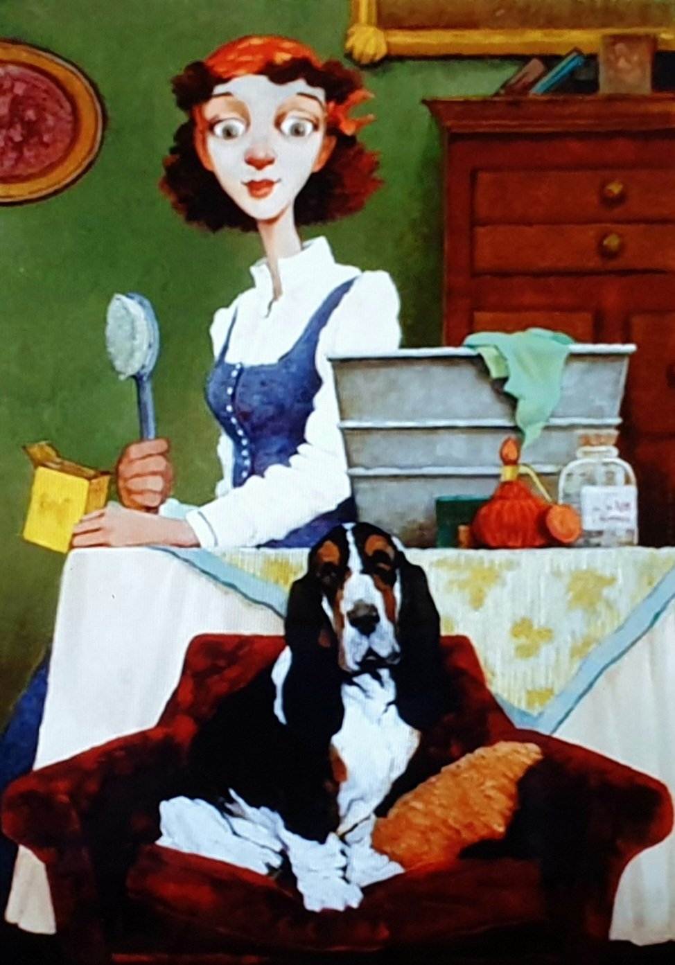 Solve 'CHOOSE THAT CAPTION' jigsaw puzzle online with 96 pieces