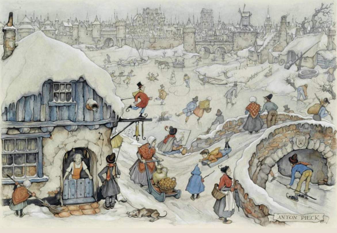 Solve Anton Pieck jigsaw puzzle online with 35 pieces