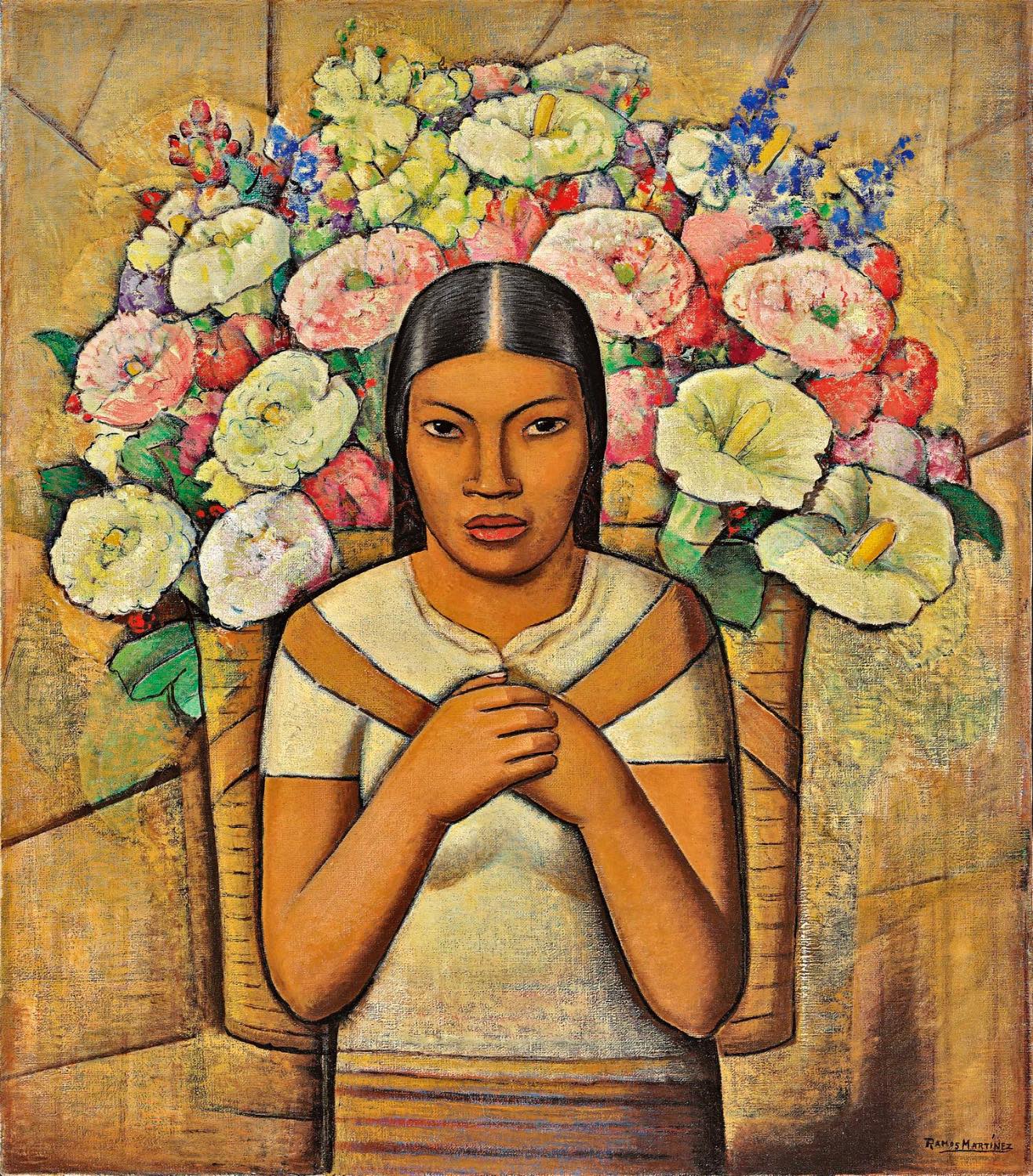puzzle-504-pi-ces-alfredo-ramos-martinez-the-flower-vendor-1934