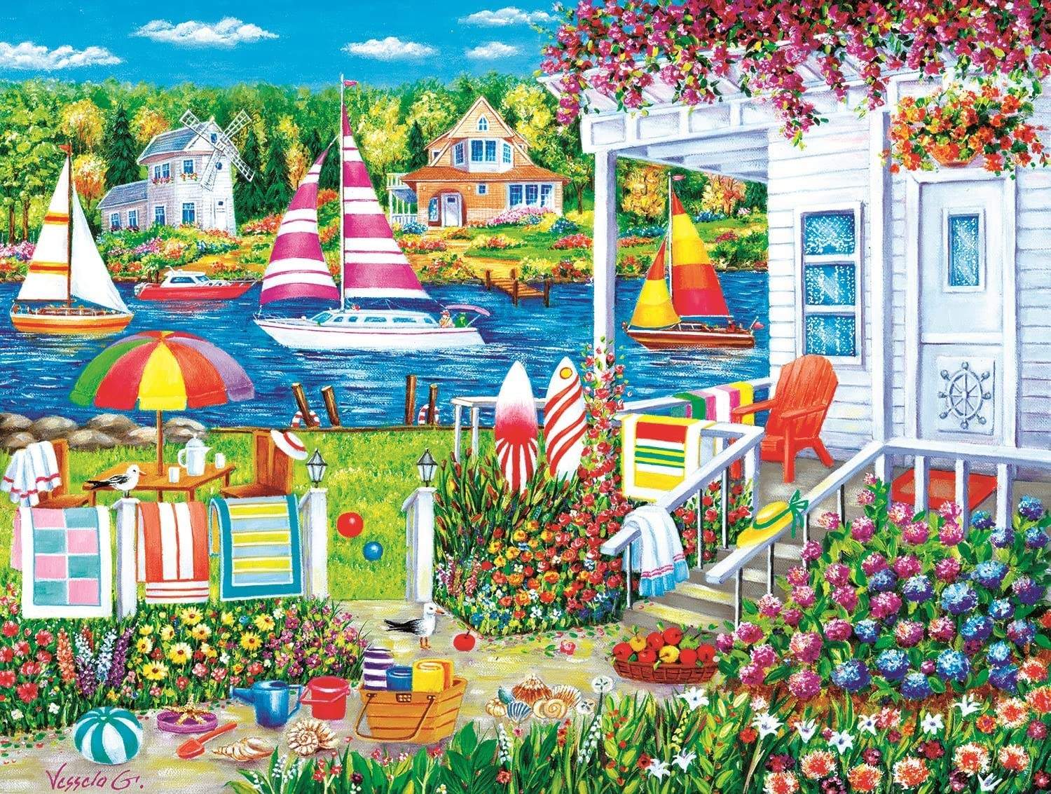 Solve House on The Water jigsaw puzzle online with 500 pieces